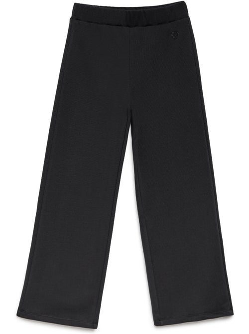 Pantalón jogger de felpa negro conguitos - Kiabi