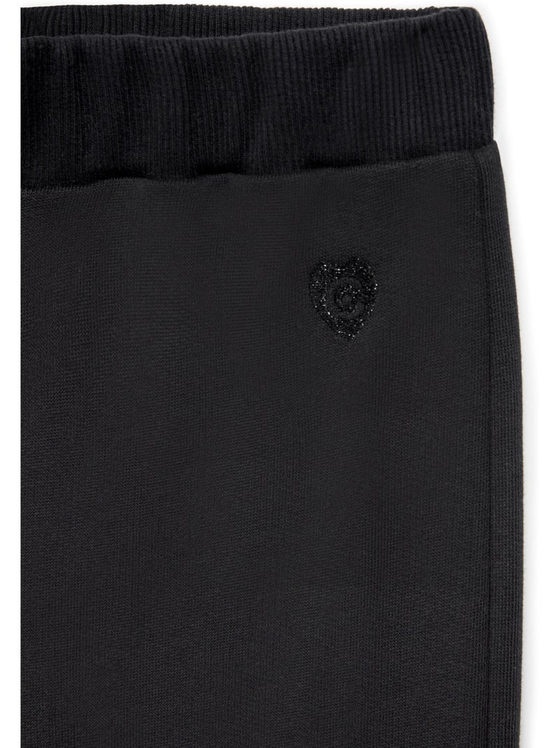 Pantalón Jogger de Felpa Negro Conguitos Negro - Kiabi