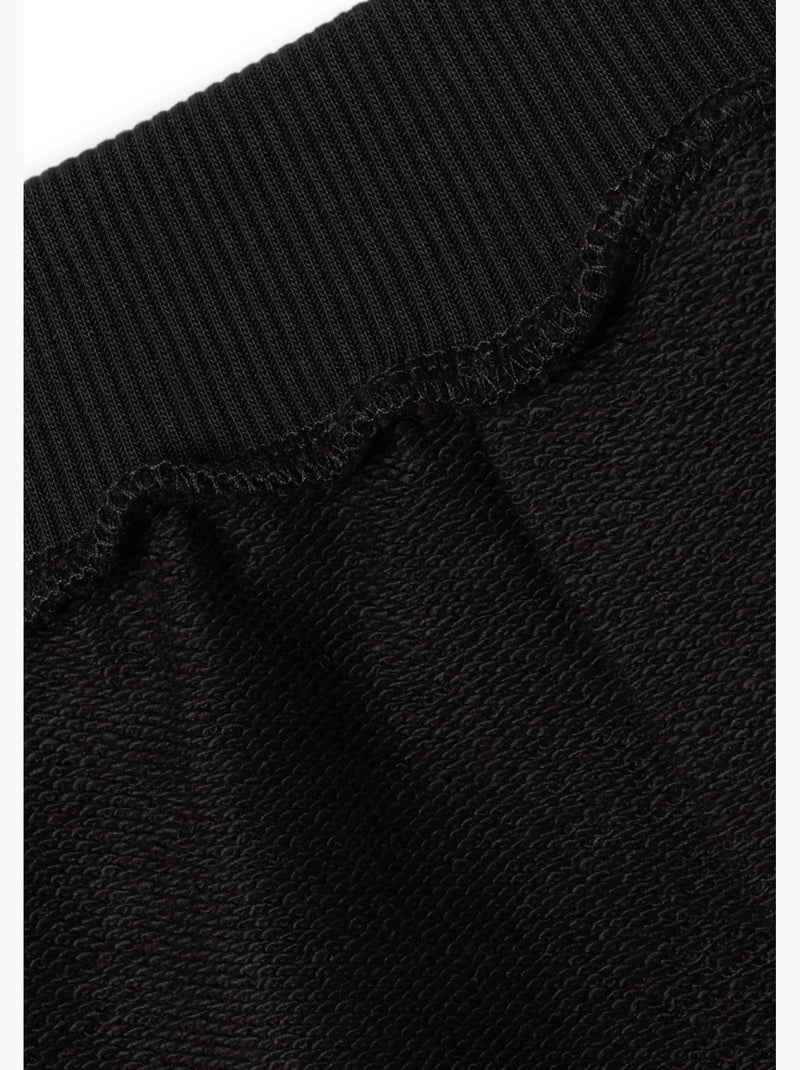 Pantalón Jogger de Felpa Negro Conguitos Negro - Kiabi