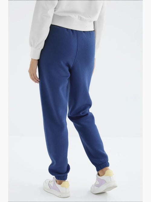 Pantalón jogger de felpa polar de tiro alto para mujer tommy - Kiabi