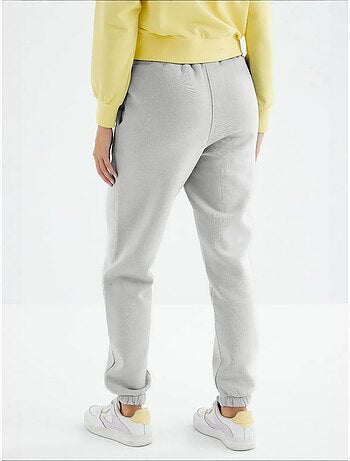 Pantalón jogger de felpa polar de tiro alto para mujer tommy