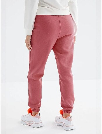 Pantalón jogger de felpa polar de tiro alto para mujer tommy