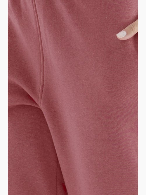 Pantalón jogger de felpa polar de tiro alto para mujer tommy - Kiabi Pantalón jogger de felpa polar de tiro alto para mujer tommy - Kiabi