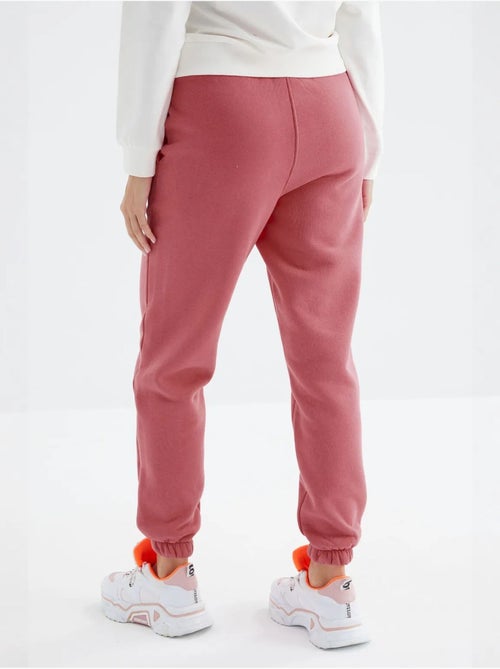 Pantalón jogger de felpa polar de tiro alto para mujer tommy - Kiabi Pantalón jogger de felpa polar de tiro alto para mujer tommy - Kiabi