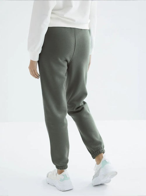 Pantalón jogger de felpa polar de tiro alto para mujer tommy - Kiabi