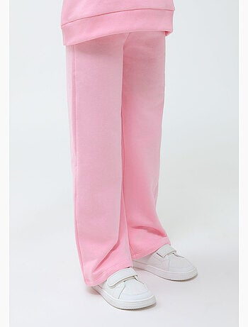 Pantalón jogger de felpa burdeos conguitos