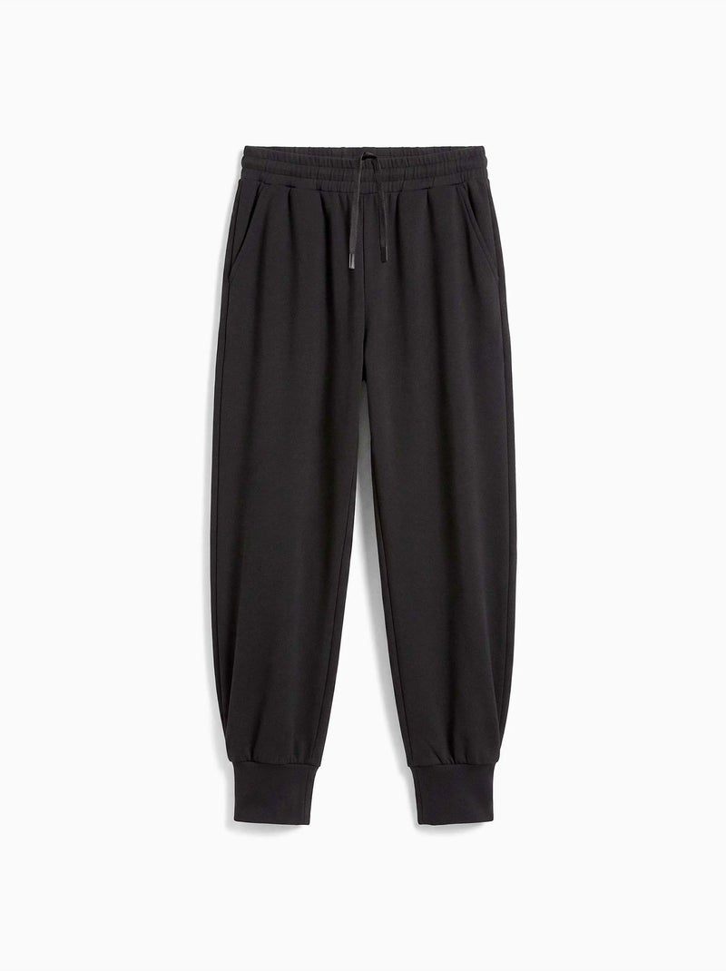 Pantalón jogger double soft touch Negro - Kiabi