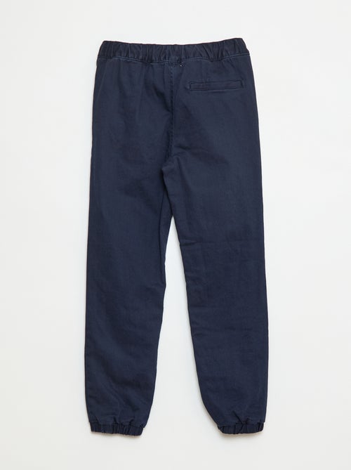 Pantalón jogger forrado - Kiabi