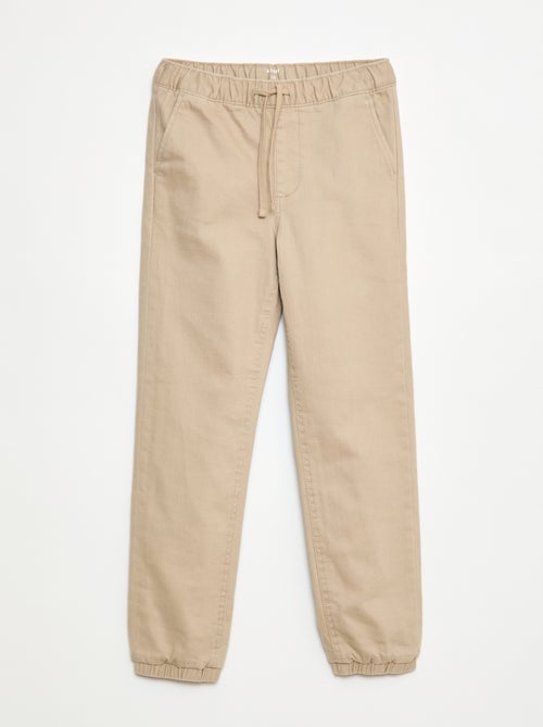 Pantalón jogger forrado - Kiabi