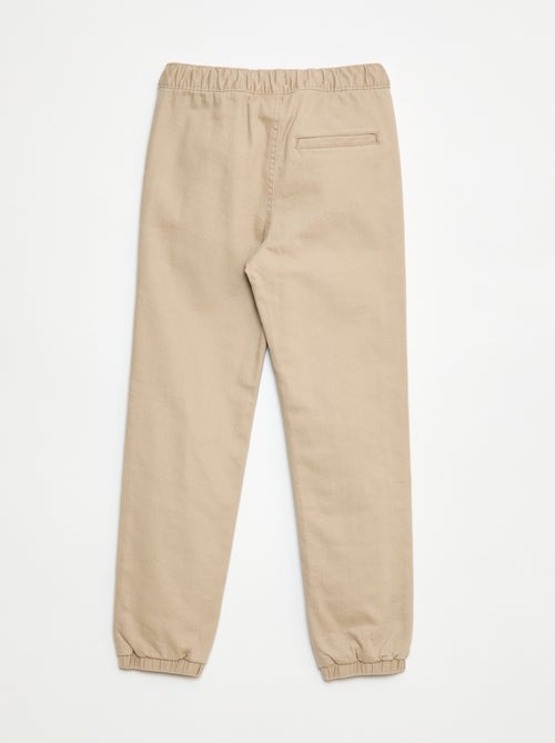 Pantalón jogger forrado - Kiabi