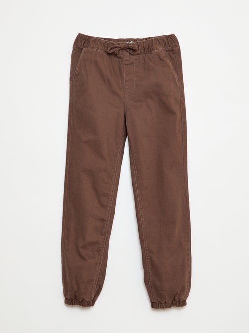 Pantalón jogger forrado - Kiabi