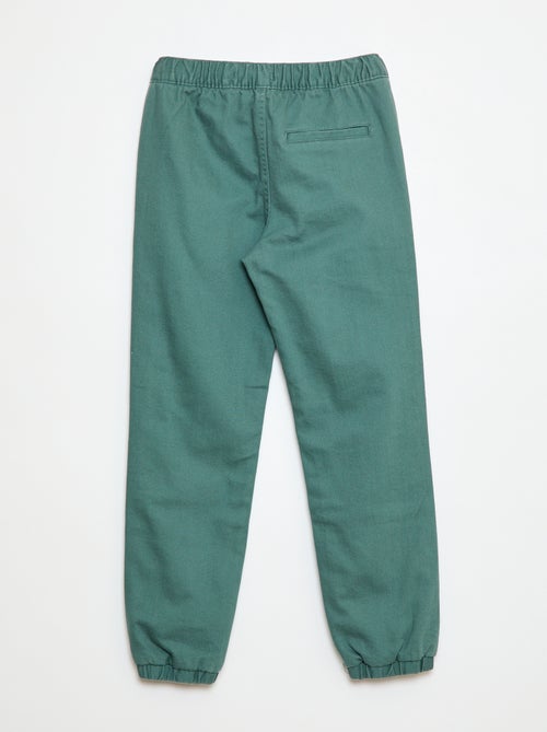 Pantalón jogger forrado - Kiabi