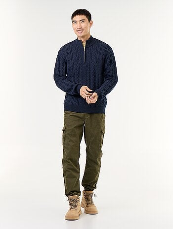 Pantalón jogger multibolsillos
