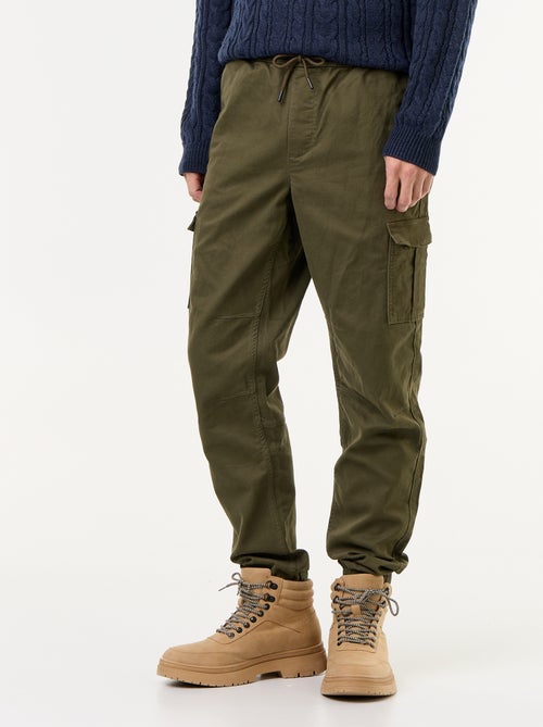 Pantalón jogger multibolsillos - Kiabi