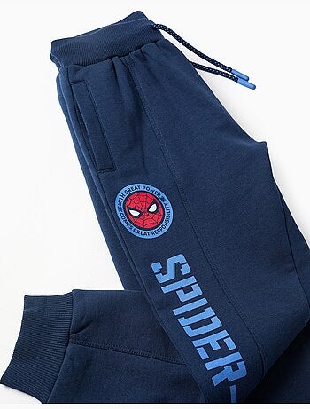 Pantalón jogger perchado con estampado de Spider-Man y cordón