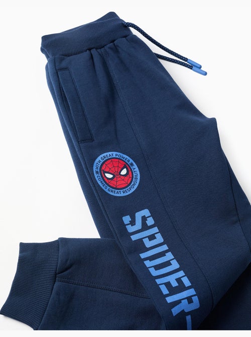 Pantalón jogger perchado con estampado de Spider-Man y cordón - Kiabi