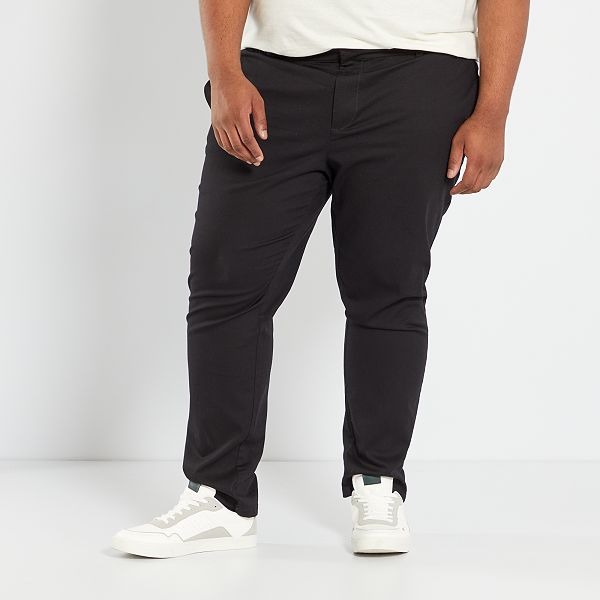 Pantalón jogger urbano Tallas grandes hombre - negro - Kiabi - 25,00€