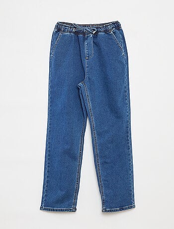 Pantalón jogger vaquero con cintura elástica