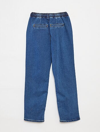 Pantalón jogger vaquero con cintura elástica