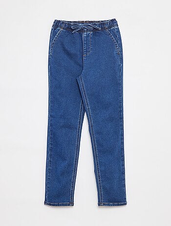 Pantalón jogger vaquero con cintura elástica