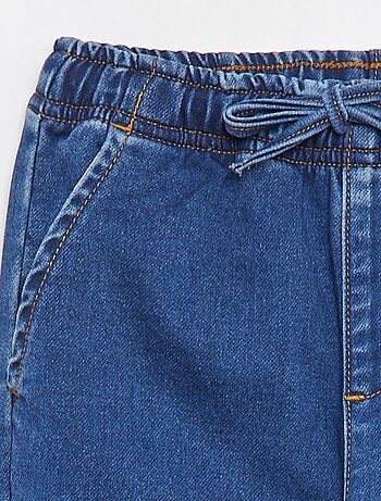 Pantalón jogger vaquero con cintura elástica