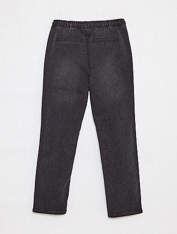 Pantalón jogger vaquero con cintura elástica