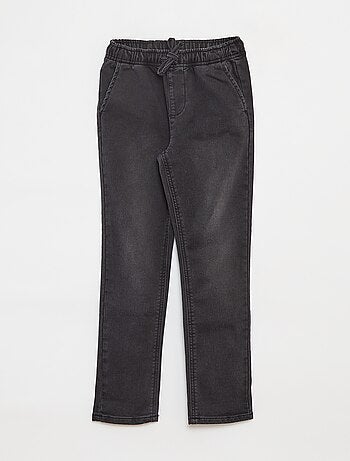 Pantalón jogger vaquero con cintura elástica