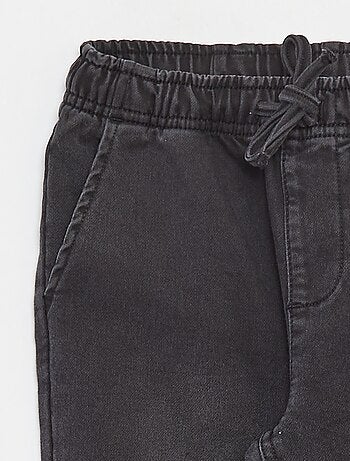 Pantalón jogger vaquero con cintura elástica