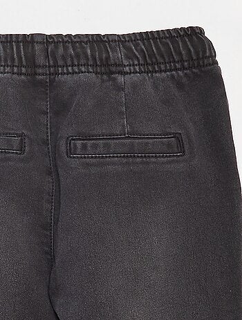 Pantalón jogger vaquero con cintura elástica