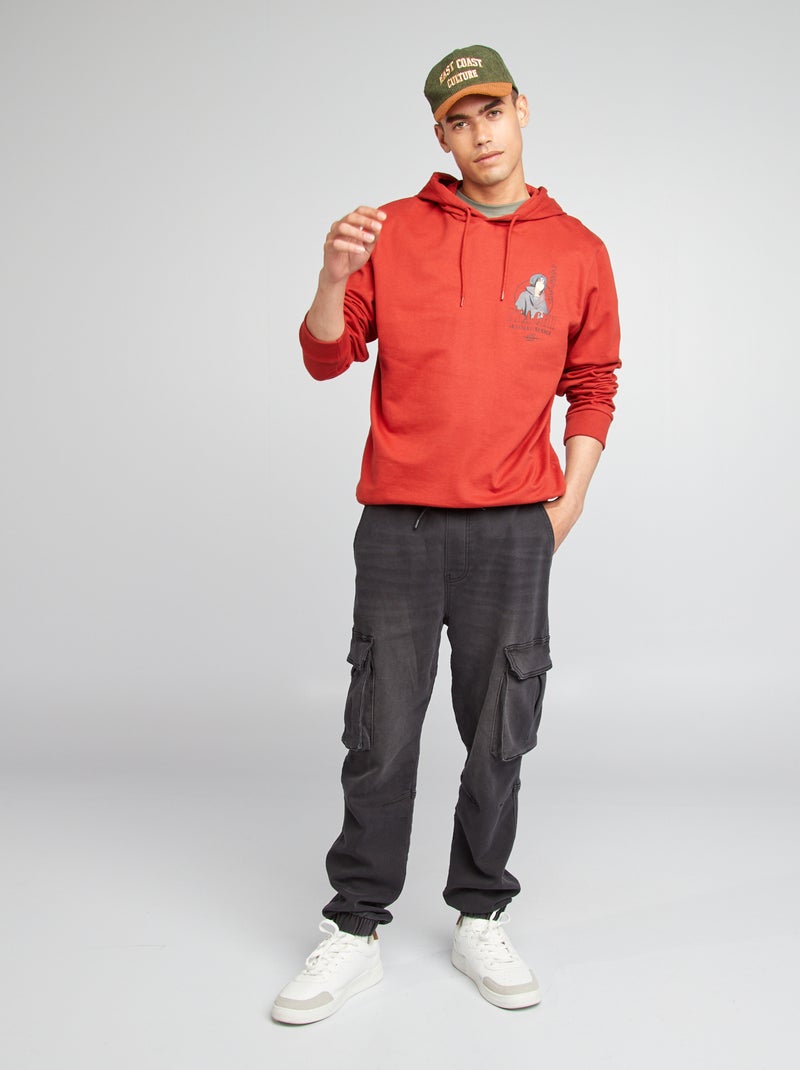 Pantalón jogger vaquero GRIS - Kiabi