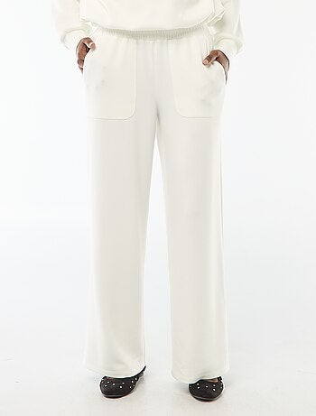 Pantalón jogging ancho de punto suave