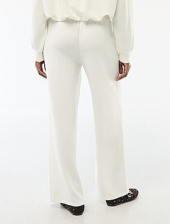 Pantalón jogging ancho de punto suave