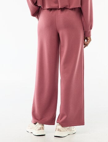 Pantalón jogging ancho de punto suave
