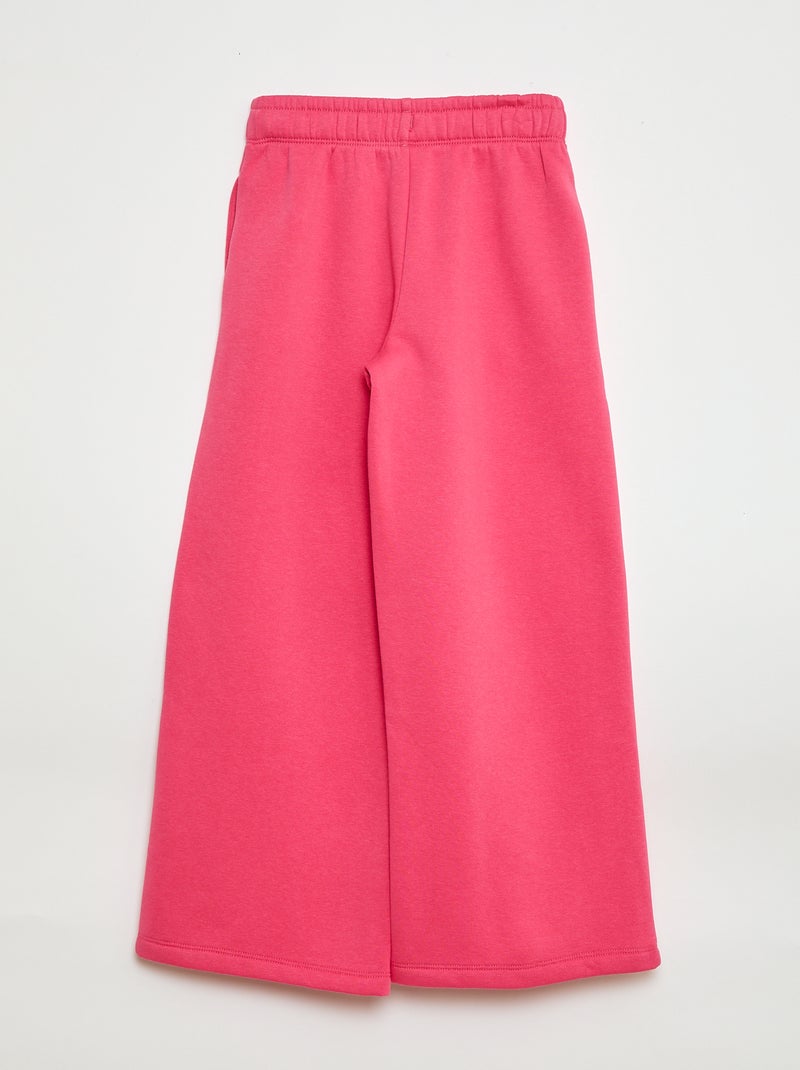 Pantalón jogging ancho Rosa - Kiabi