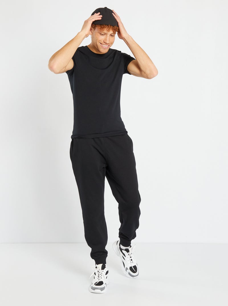 Pantalón jogging de chándal Negro - Kiabi