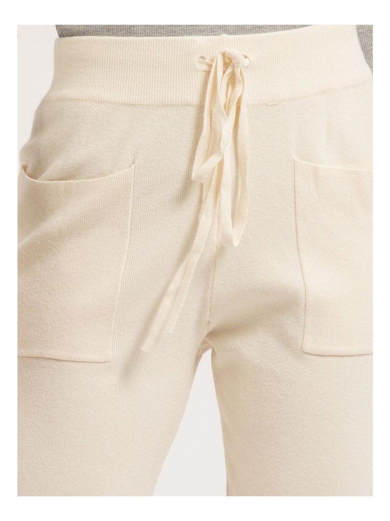 Pantalón jogging de punto ELSA Beige - Kiabi