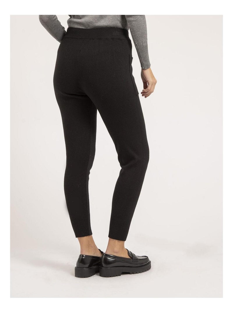 Pantalón jogging de punto ELSA Negro - Kiabi