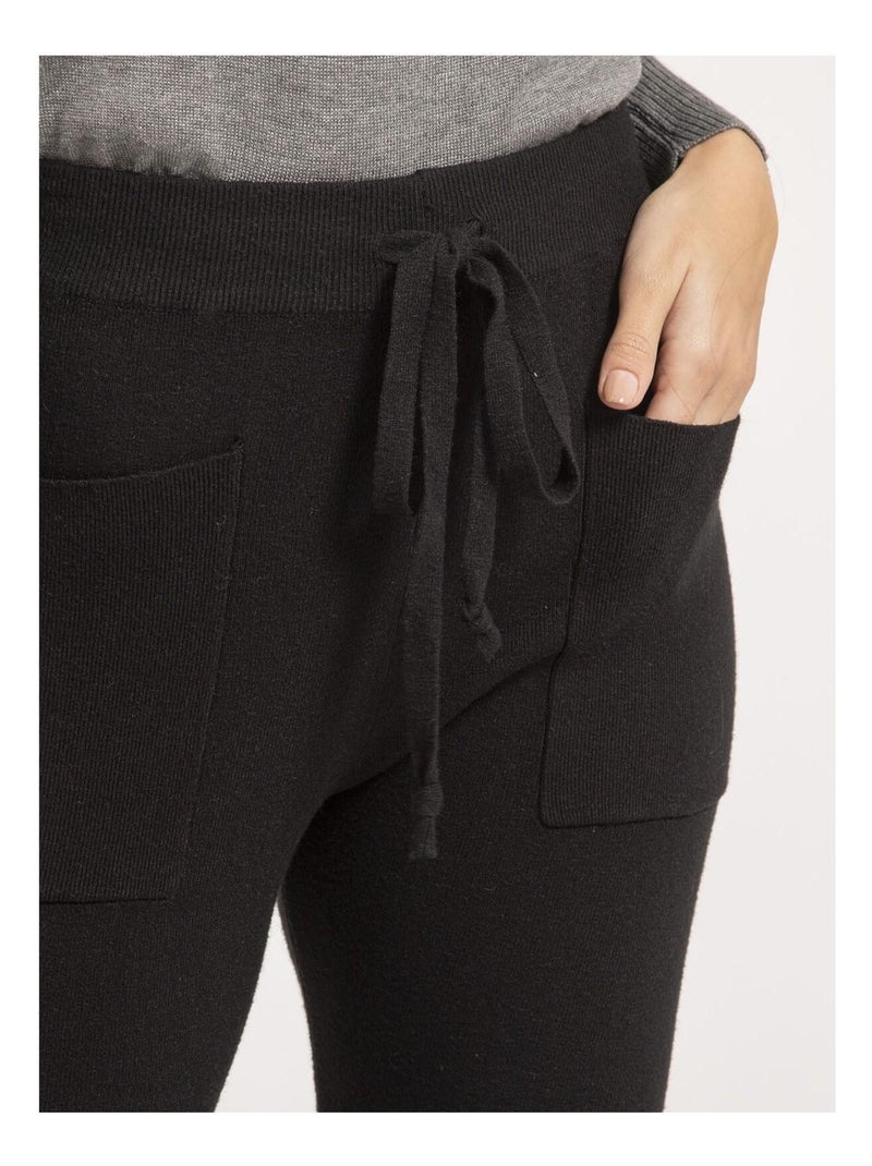 Pantalón jogging de punto ELSA Negro - Kiabi