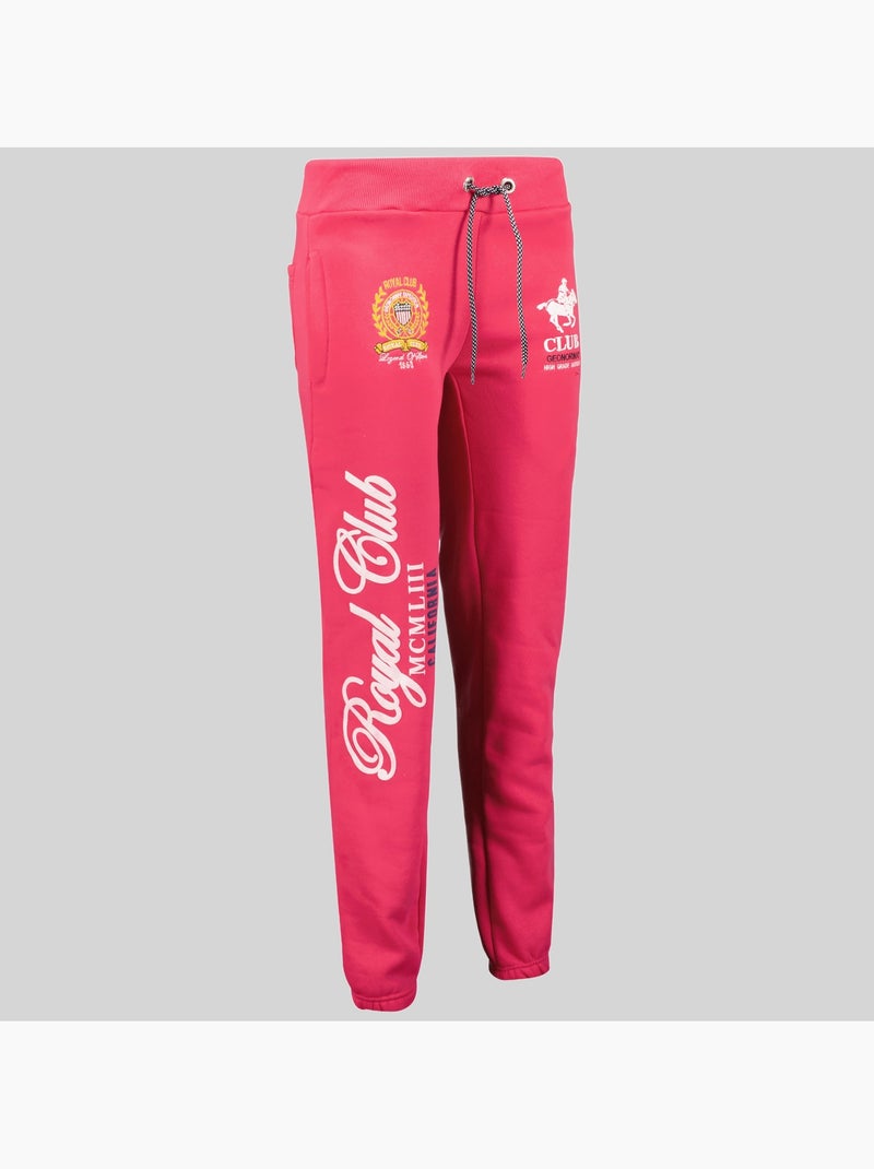 Pantalón jogging manille – geographical norway Rosa fluo - Kiabi