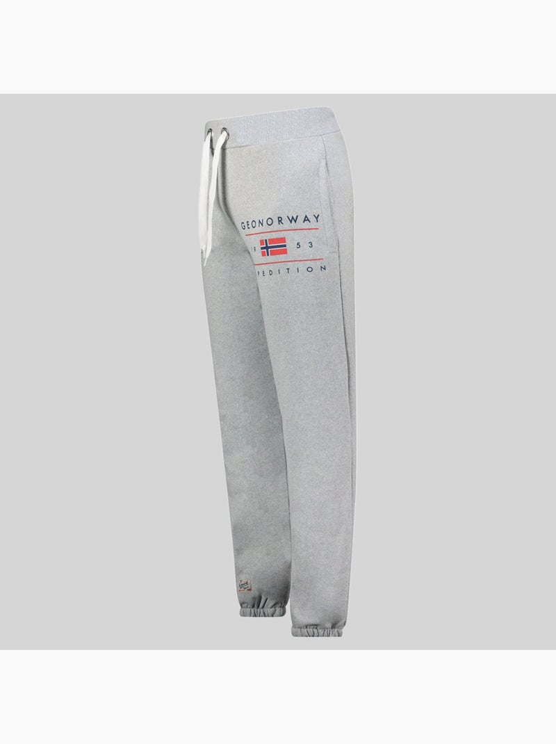 Pantalón jogging mezolo hombre – geographical norway Gris claro - Kiabi