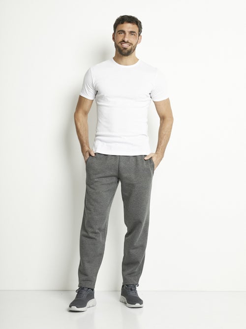 Pantalón jogging polar con cinturilla elástica - Afibel - Kiabi