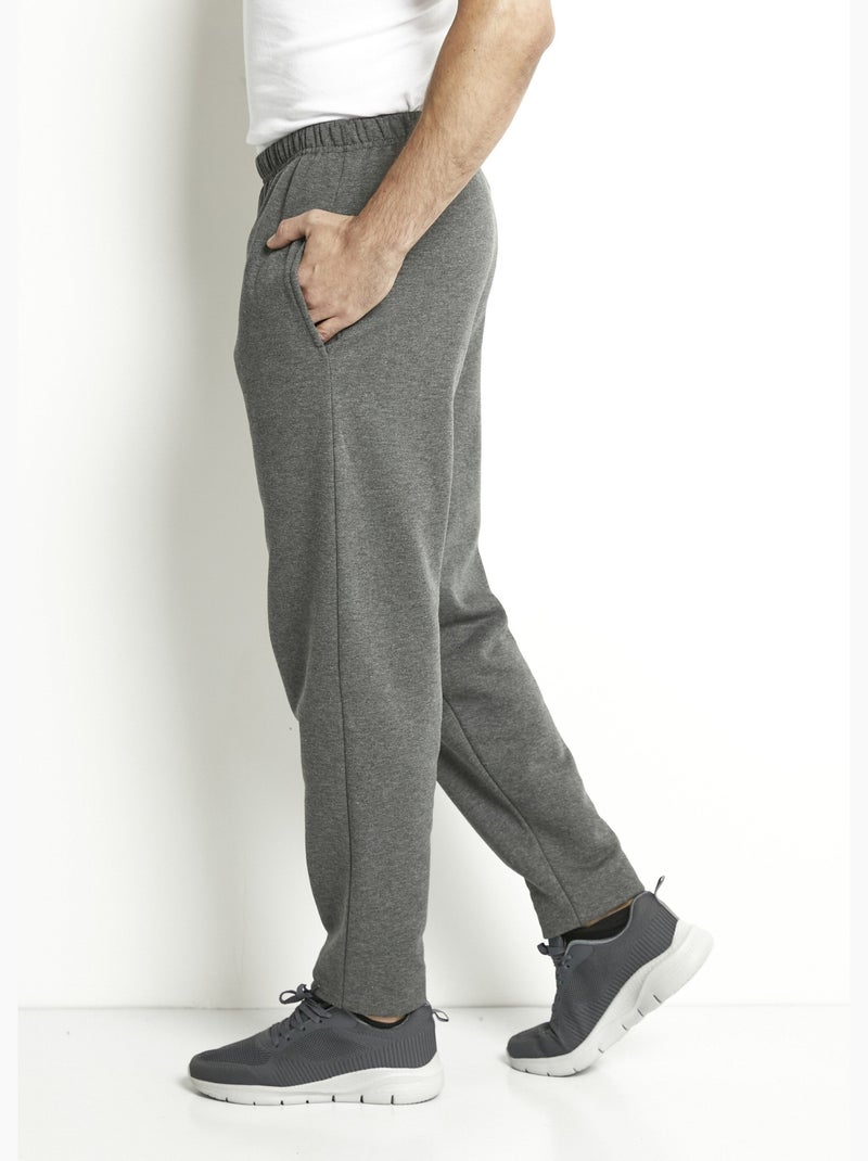 Pantalón jogging polar con cinturilla elástica - Afibel Gris antracita - Kiabi