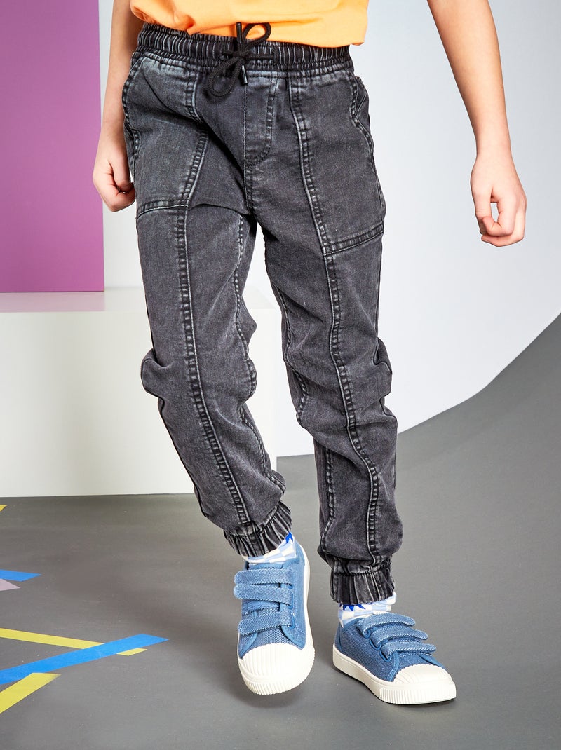 Pantalón jogpant GRIS - Kiabi