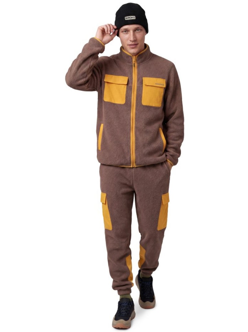Pantalón largo cargo polar montaña hombre hombre arches Marrón - Kiabi