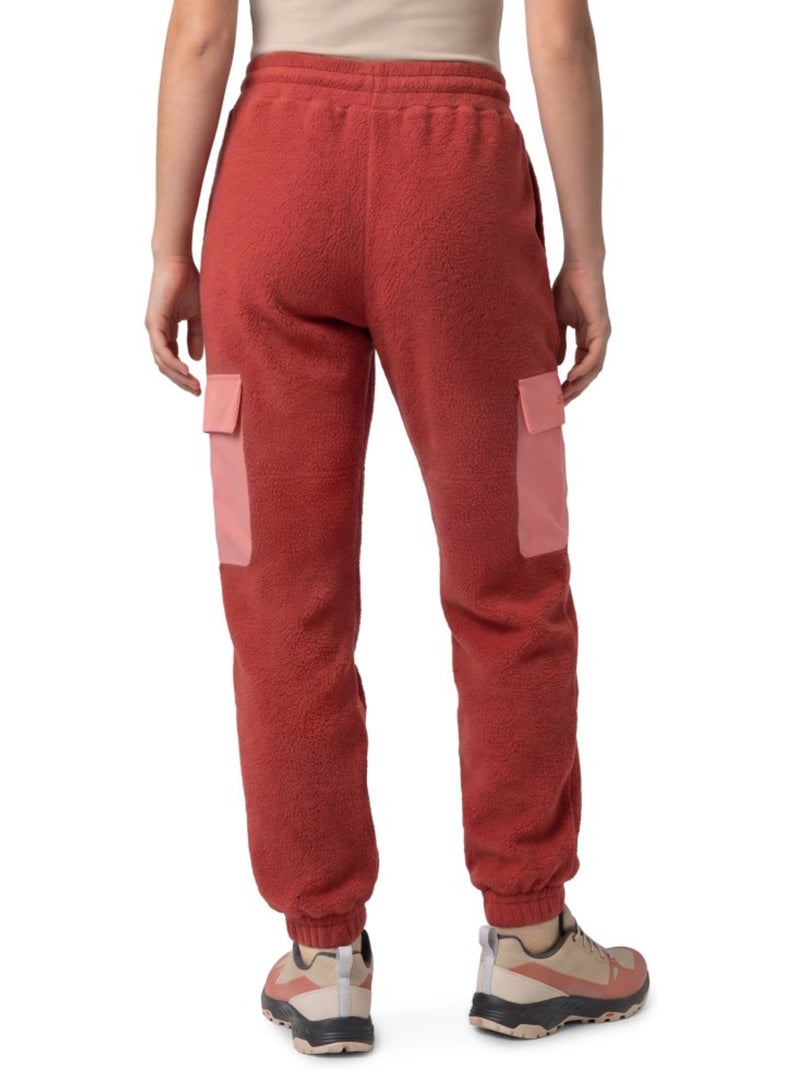 Pantalón largo cargo polar montaña mujer mujer arches-w brick Rojo - Kiabi
