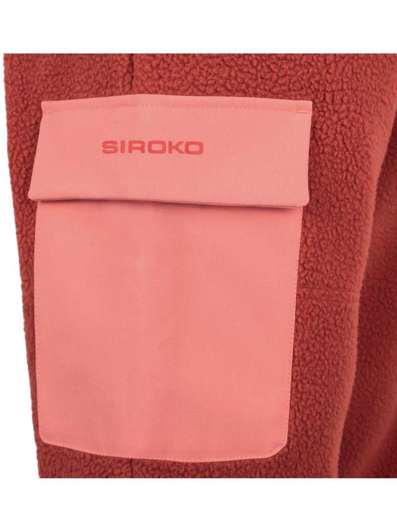 Pantalón largo cargo polar montaña mujer mujer arches-w brick Rojo - Kiabi