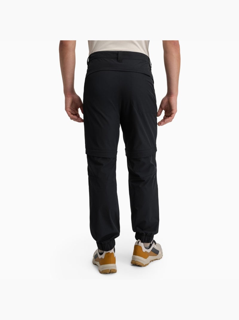 Pantalón largo desmontable montaña hombre senderismo hombre cairn Negro - Kiabi