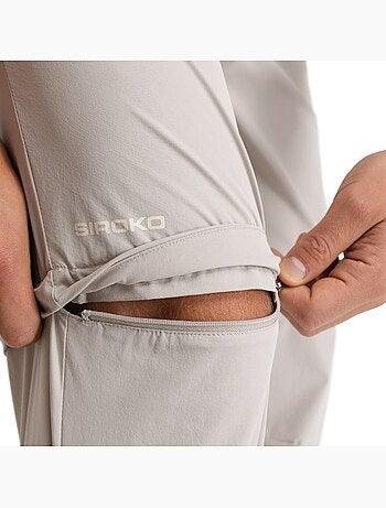 Pantalón largo desmontable montaña hombre senderismo hombre cairn stone