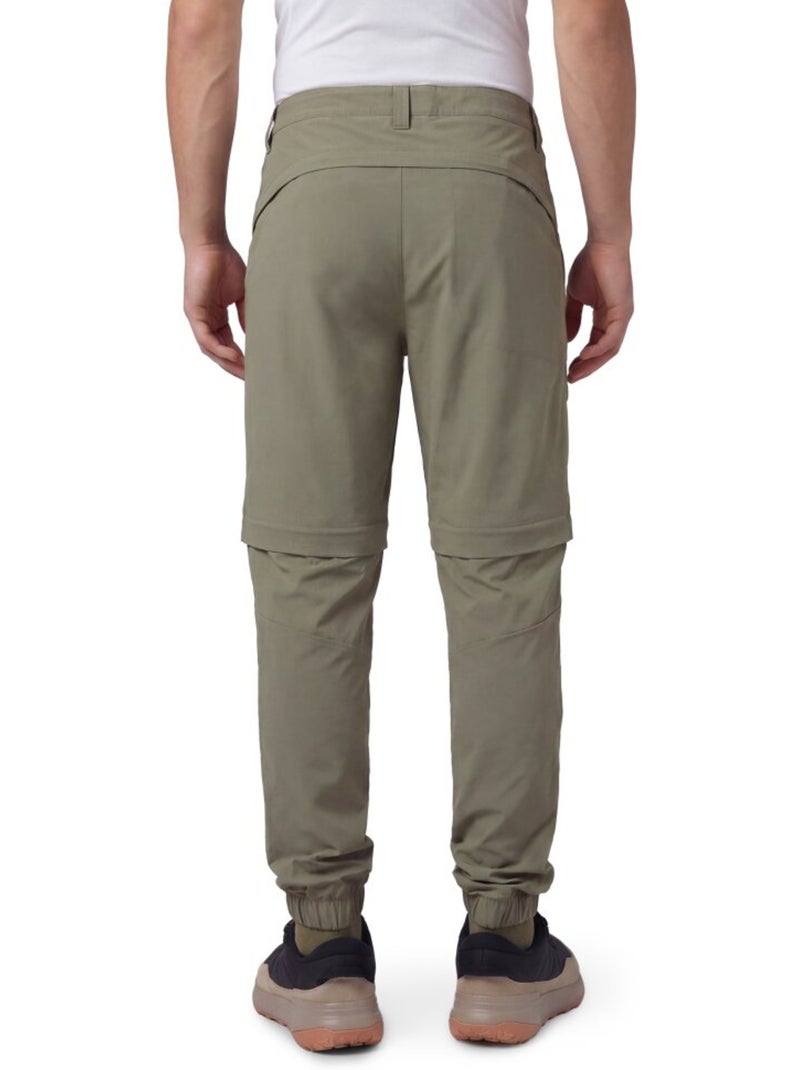 Pantalón largo desmontable montaña hombre senderismo hombre cairn Verde - Kiabi