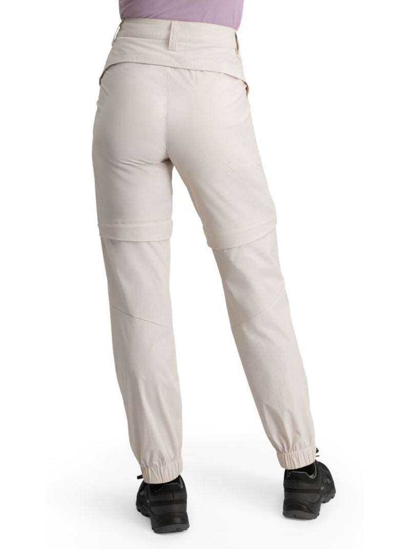 Pantalón largo desmontable montaña mujer senderismo mujer mistral sand Beige - Kiabi